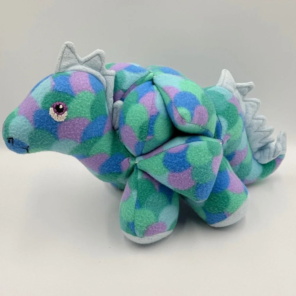 Artisan Made Dinosaur Dragon Plush Fleece Stuffed Animal 14